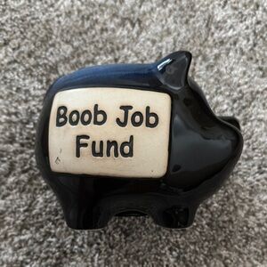 Boob Job Fund Piggy Bank